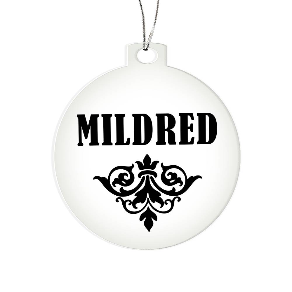 Mildred v01 - Acrylic Ornament