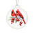 Christmas Cardinal 012 - Acrylic Ornament