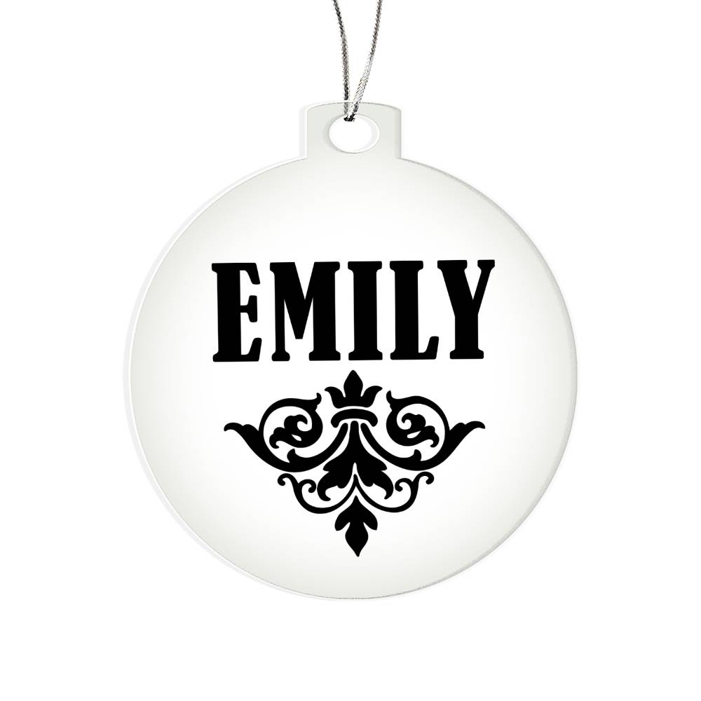 Emily v01 - Acrylic Ornament