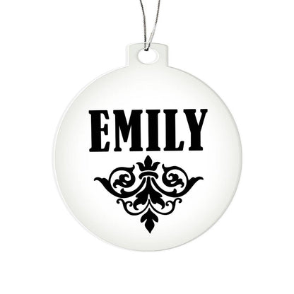 Emily v01 - Acrylic Ornament