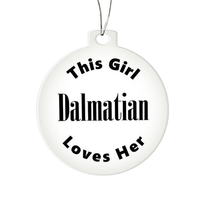 Dalmatian - Acrylic Ornament