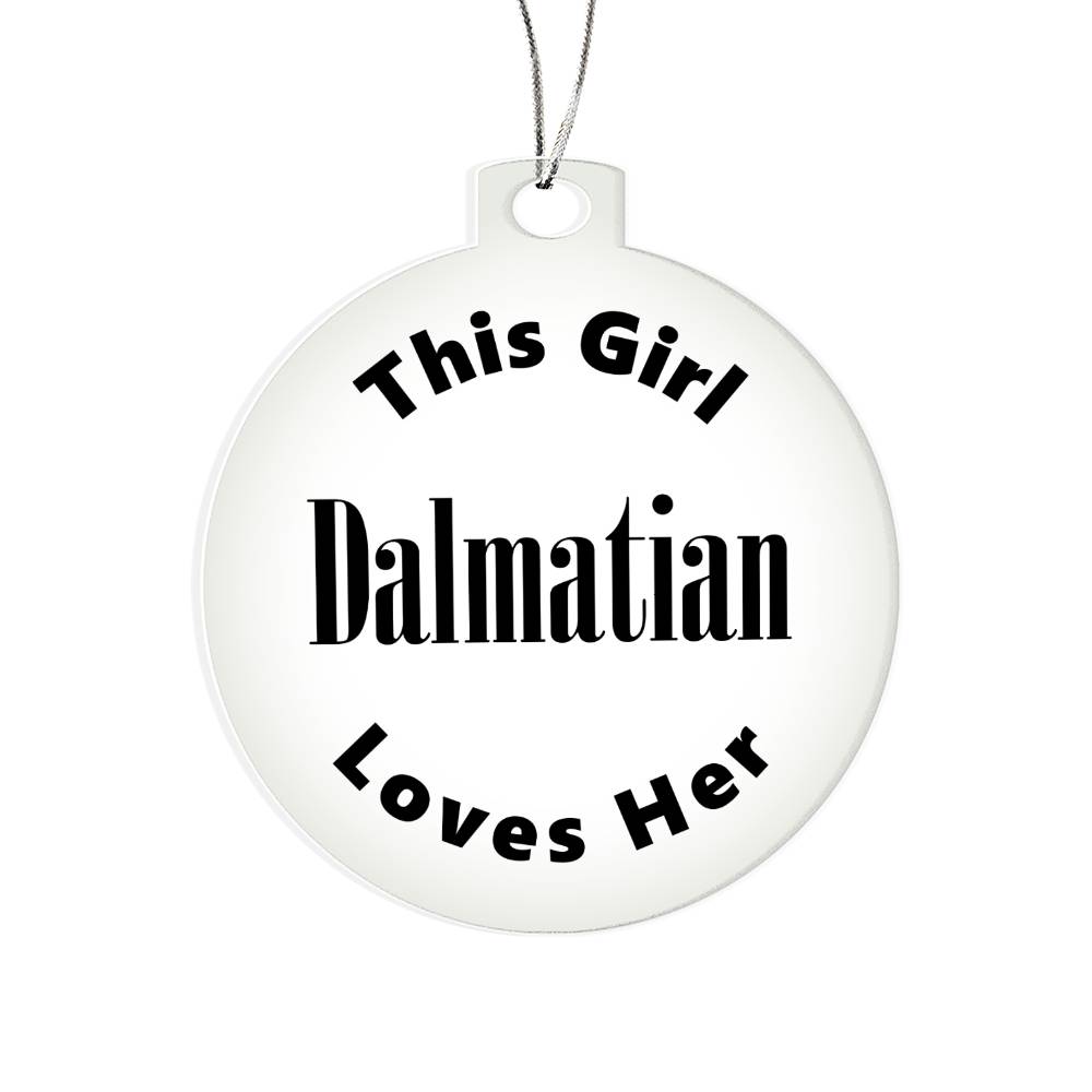Dalmatian - Acrylic Ornament