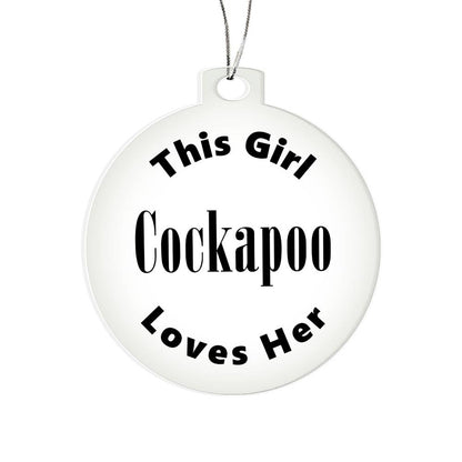 Cockapoo - Acrylic Ornament