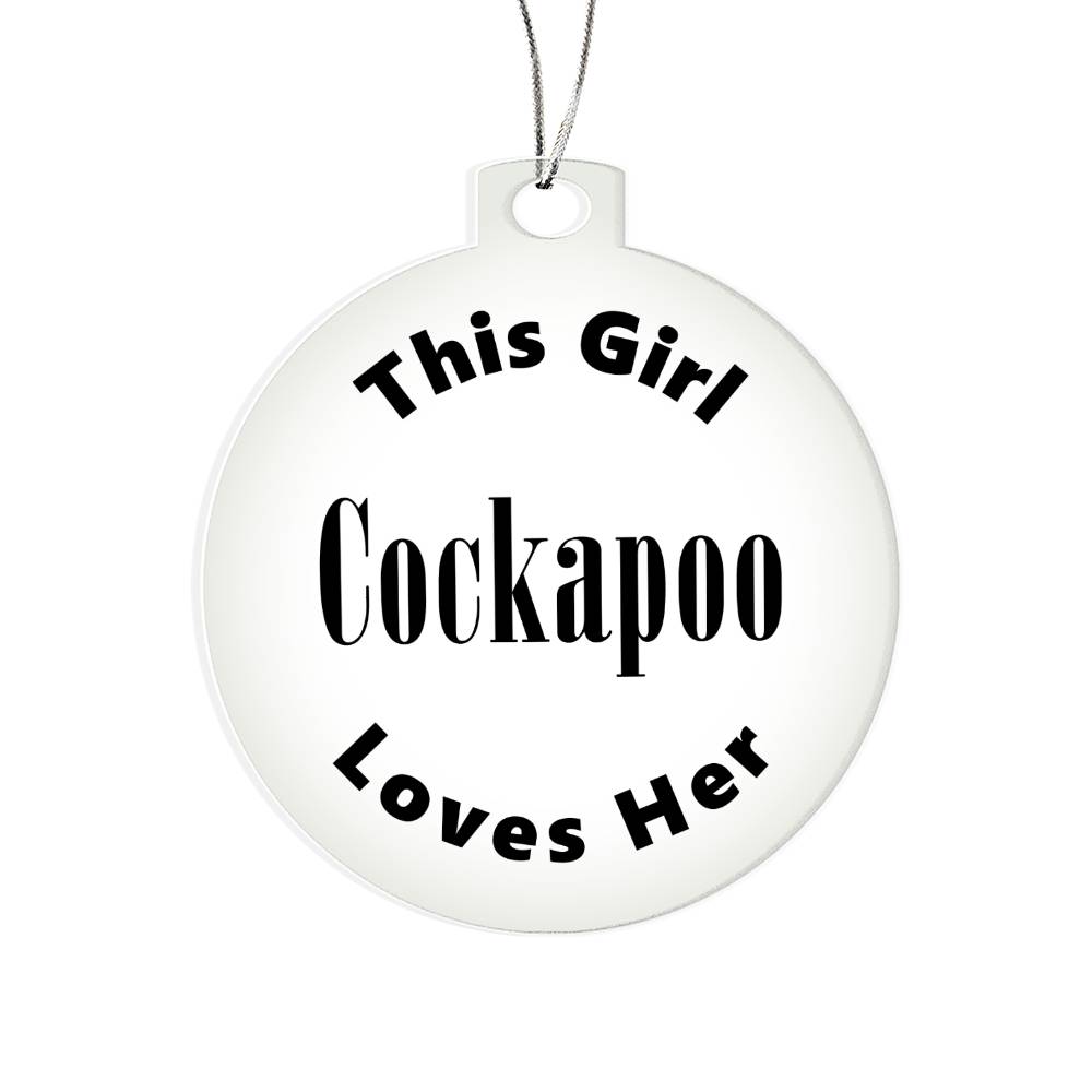 Cockapoo - Acrylic Ornament