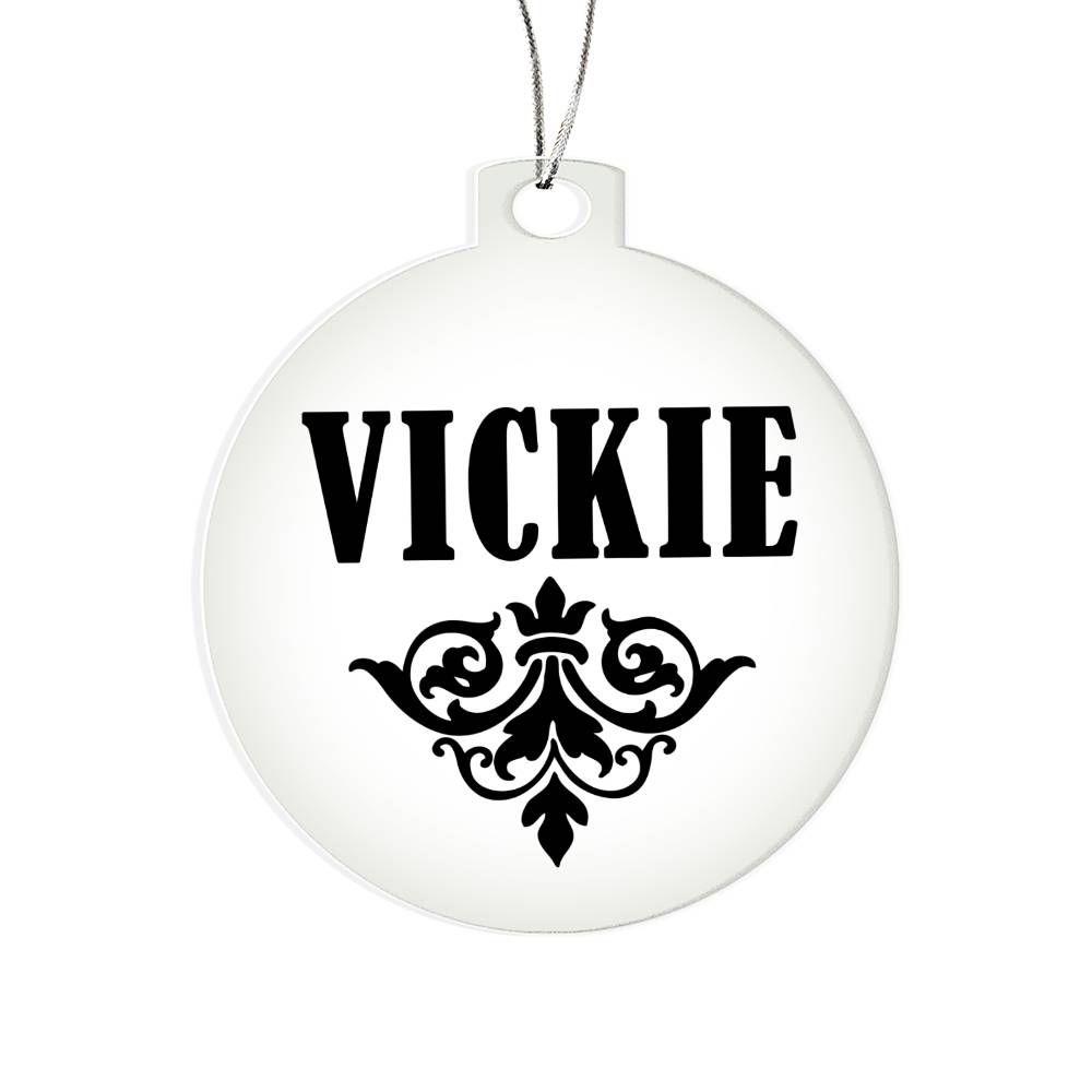 Vickie v01 - Acrylic Ornament