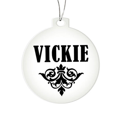 Vickie v01 - Acrylic Ornament