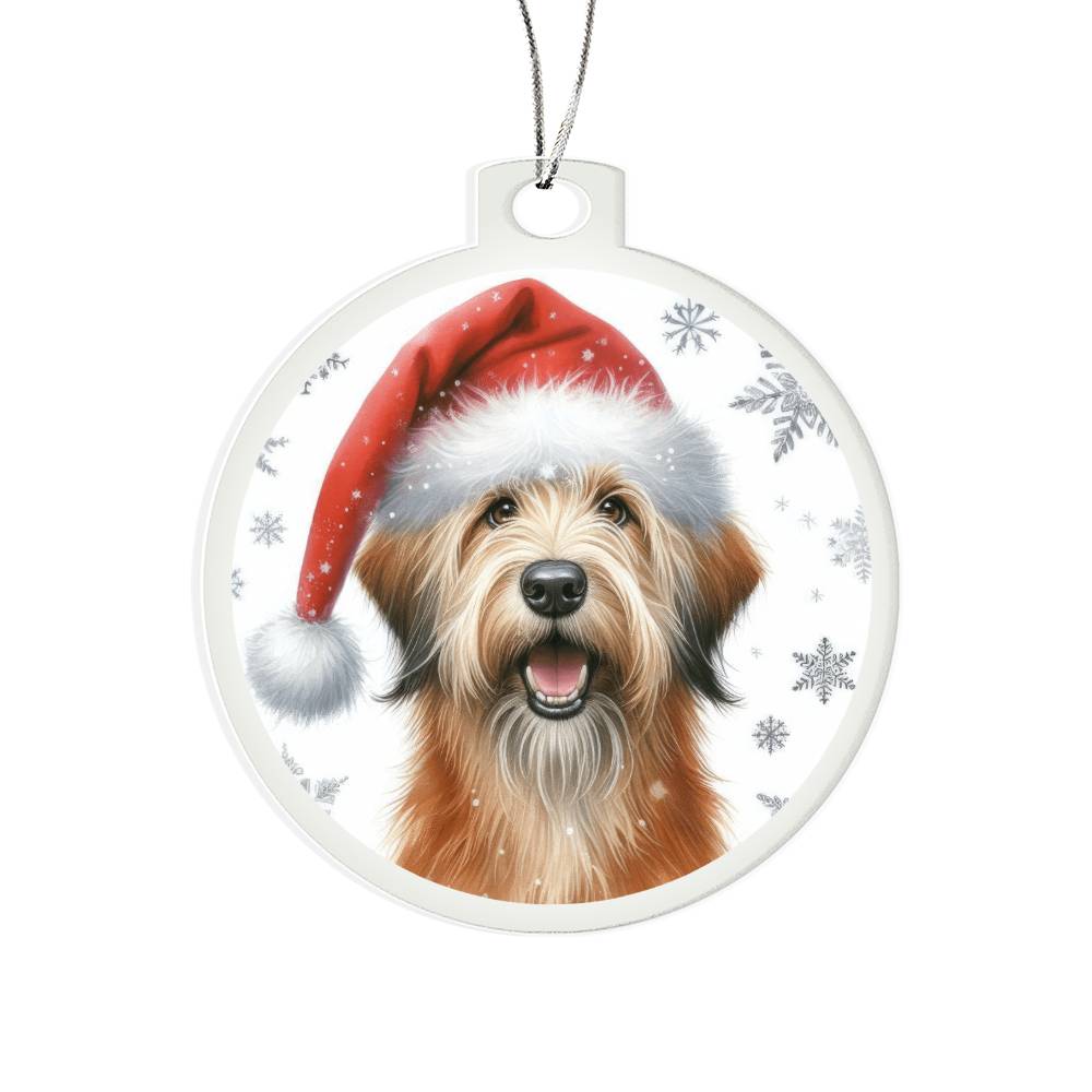 Christmas Dog - Otterhound - Acrylic Ornament