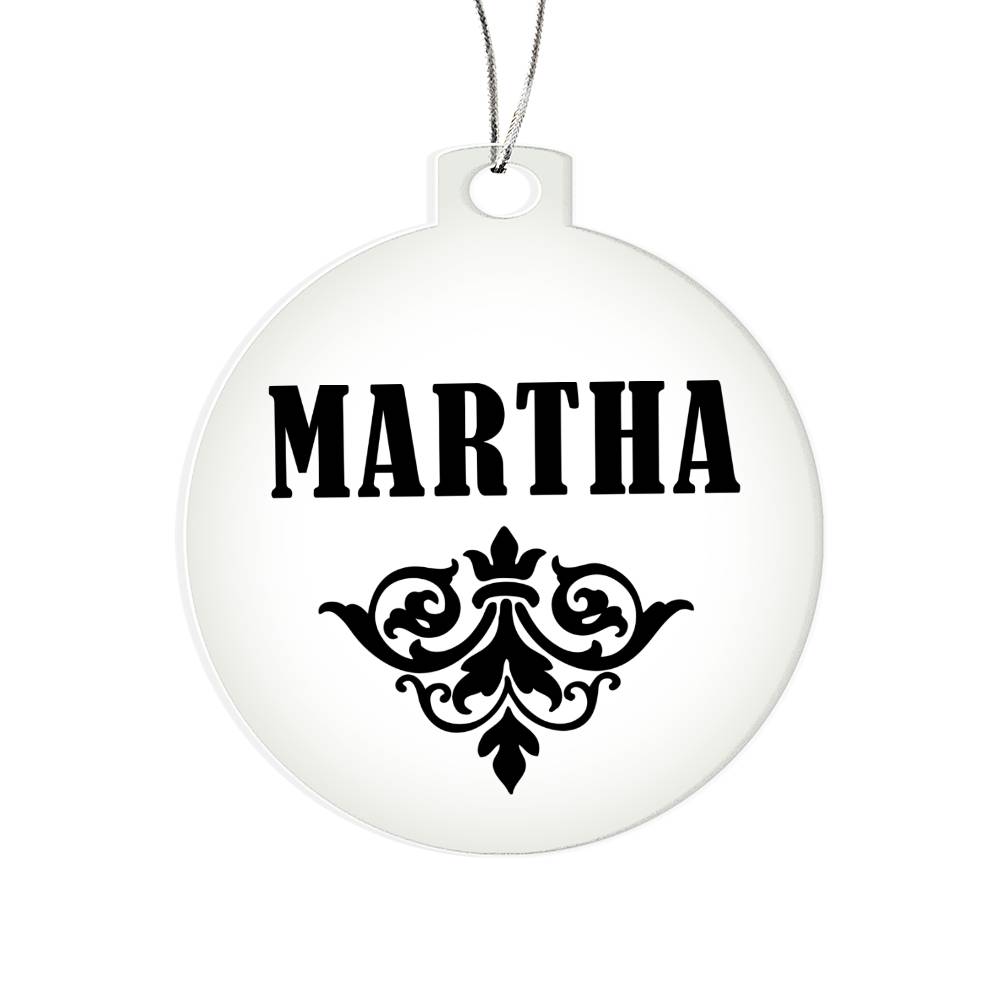 Martha v01 - Acrylic Ornament