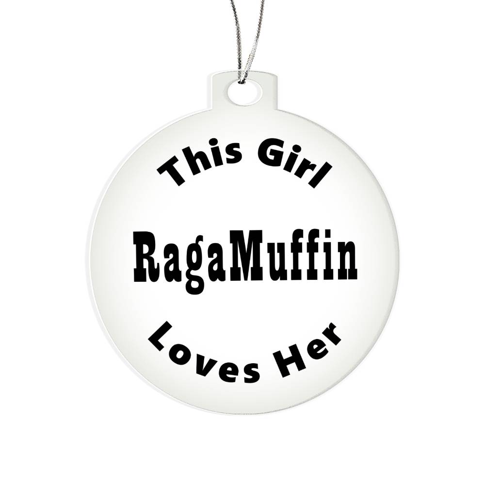 RagaMuffin - Acrylic Ornament