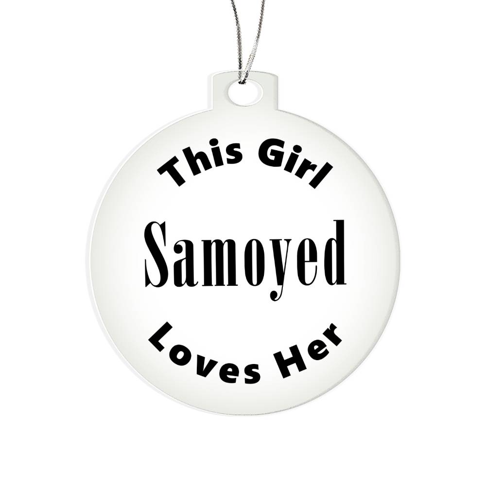 Samoyed - Acrylic Ornament