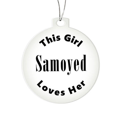 Samoyed - Acrylic Ornament