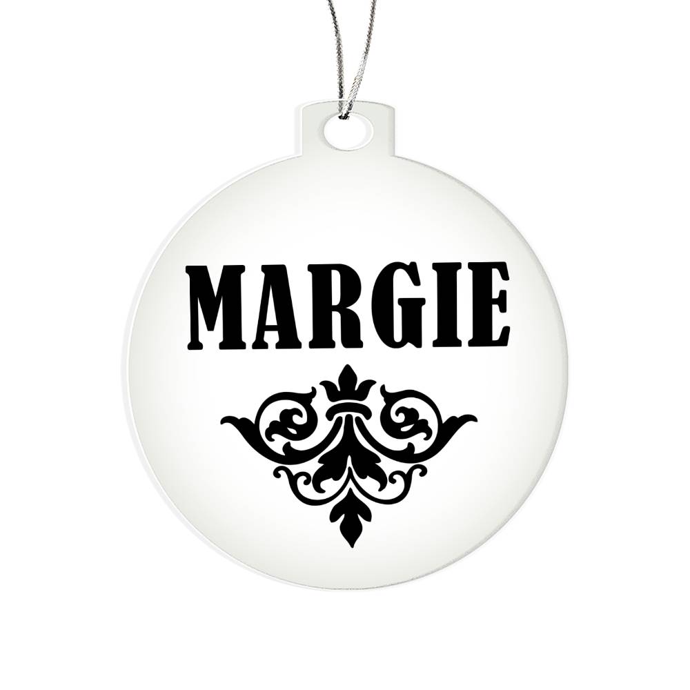 Margie v01 - Acrylic Ornament