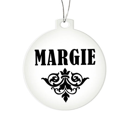 Margie v01 - Acrylic Ornament