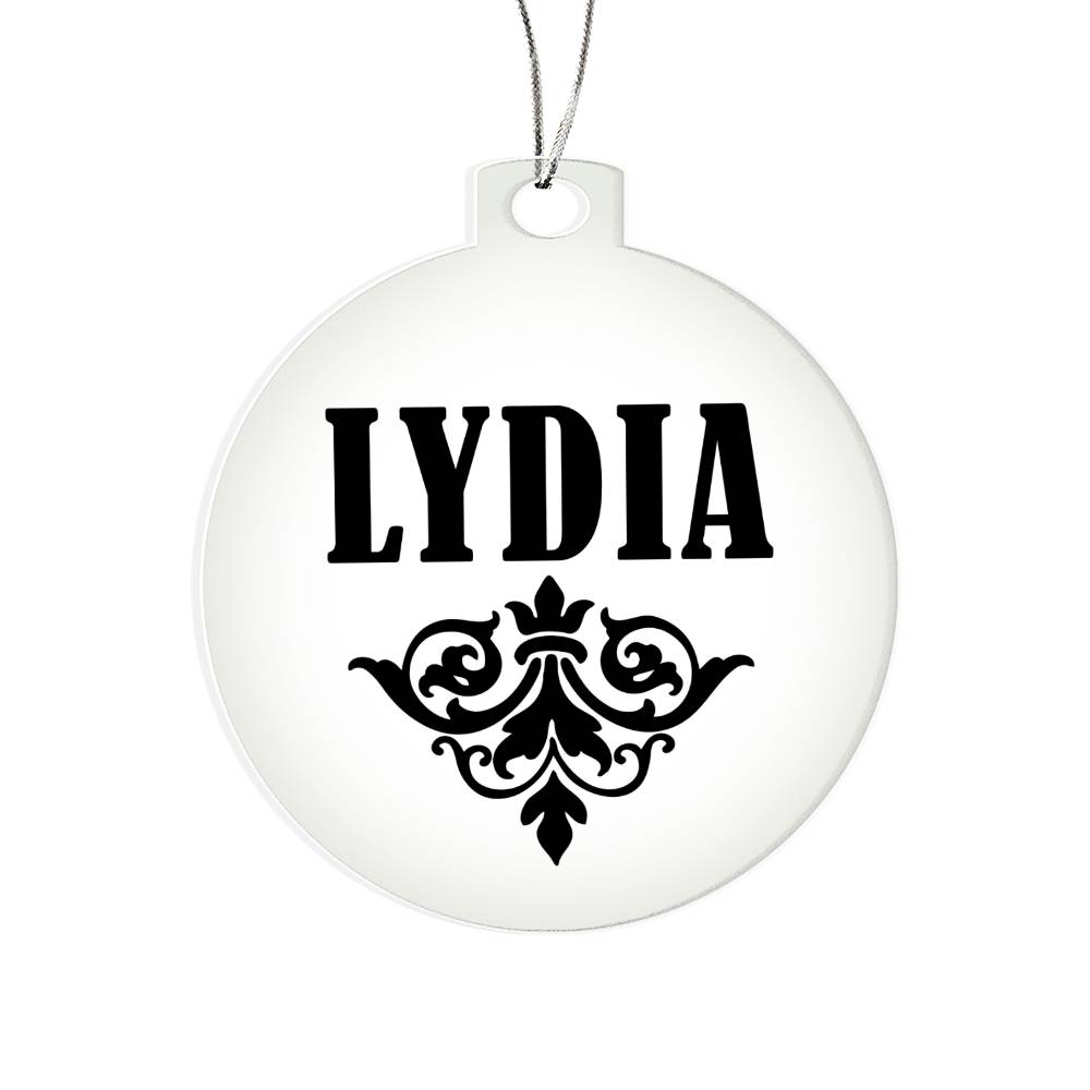 Lydia v01 - Acrylic Ornament