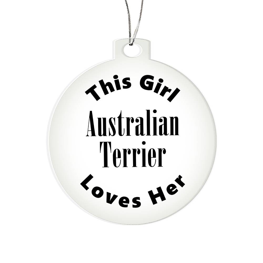 Australian Terrier - Acrylic Ornament