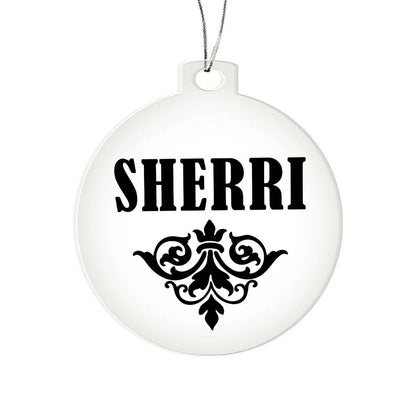 Sherri v01 - Acrylic Ornament