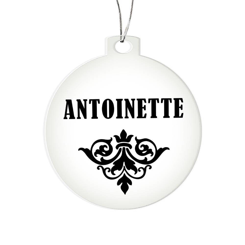 Antoinette v01 - Acrylic Ornament