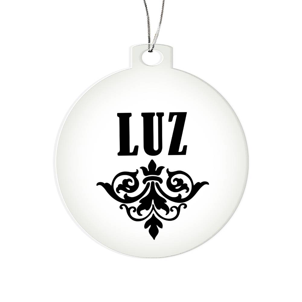 Luz v01 - Acrylic Ornament