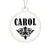 Carol v01 - Acrylic Ornament