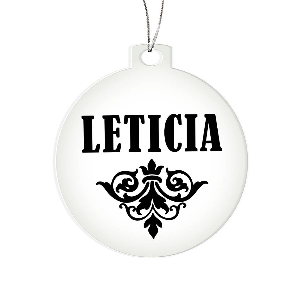 Leticia v01 - Acrylic Ornament