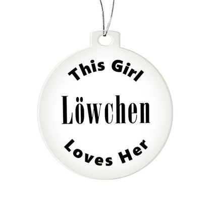 Löwchen - Acrylic Ornament