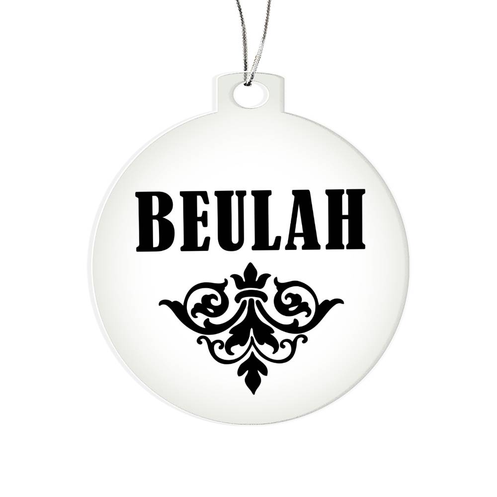 Beulah v01 - Acrylic Ornament