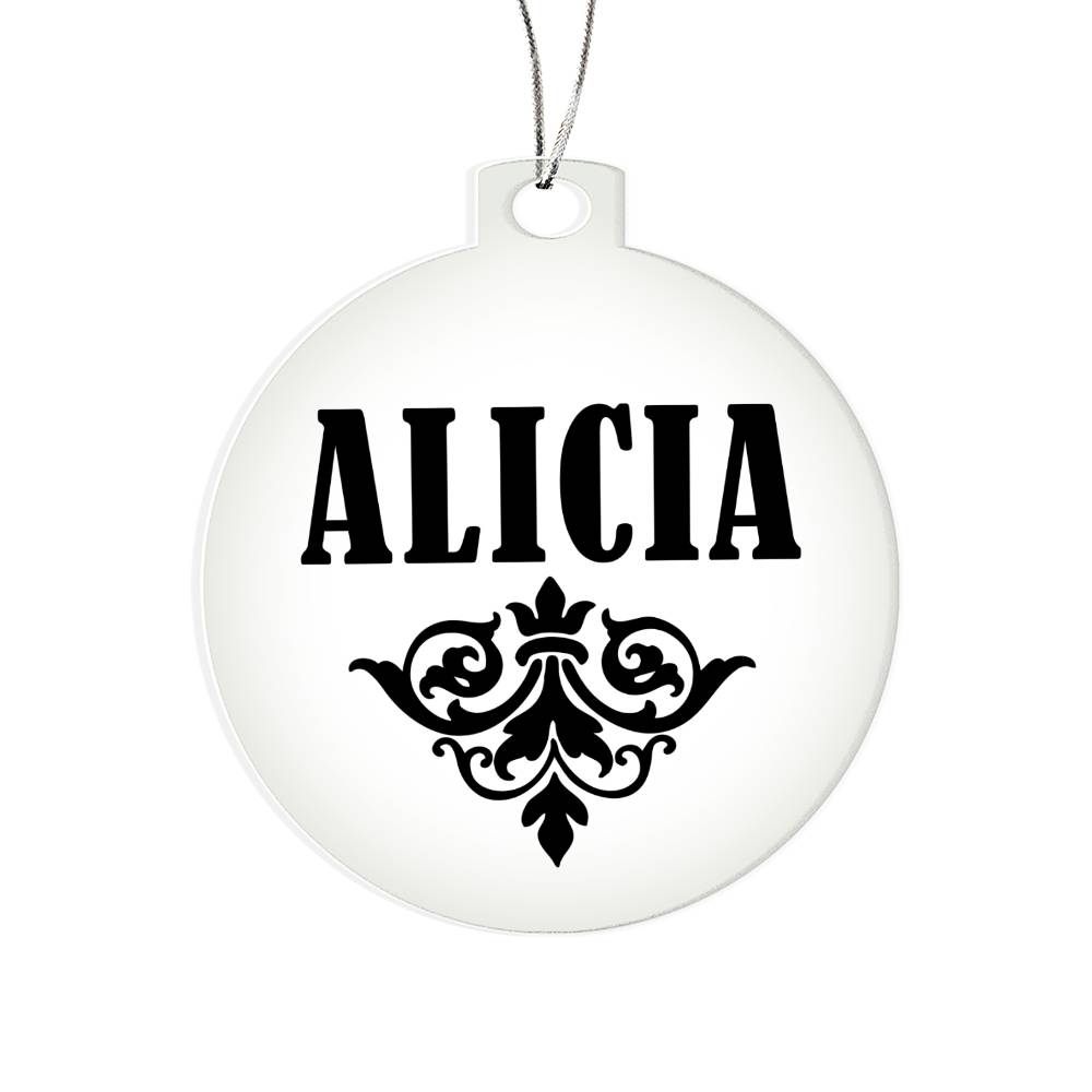 Alicia v01 - Acrylic Ornament