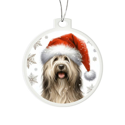 Christmas Dog - Bergamasco - Acrylic Ornament