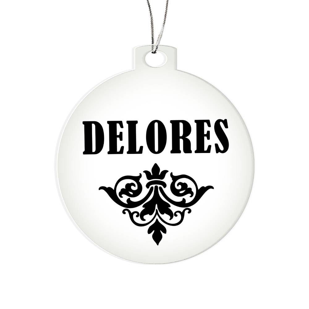 Delores v01 - Acrylic Ornament