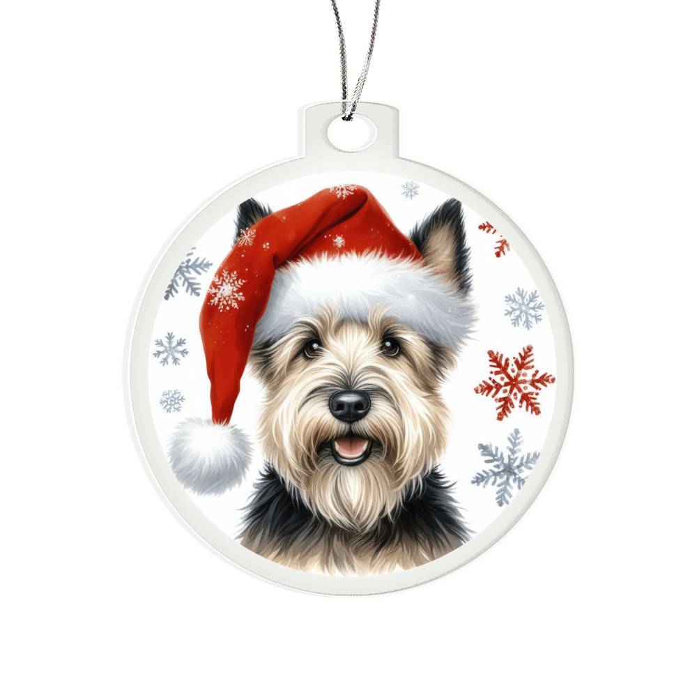 Christmas Dog - Scottish Terrier - Acrylic Ornament