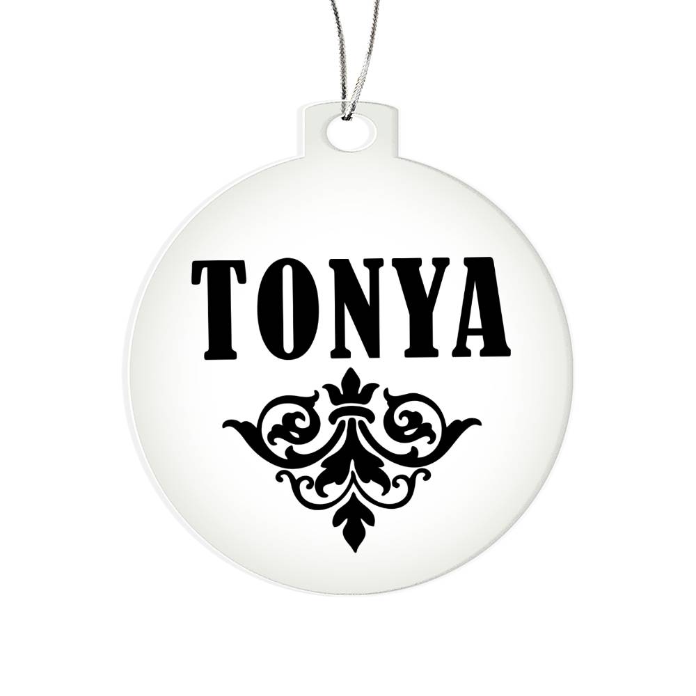 Tonya v01 - Acrylic Ornament