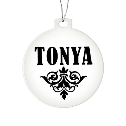 Tonya v01 - Acrylic Ornament