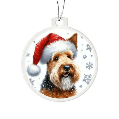 Christmas Dog - Welsh Terrier - Acrylic Ornament