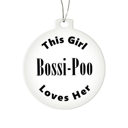 Bossi-Poo - Acrylic Ornament