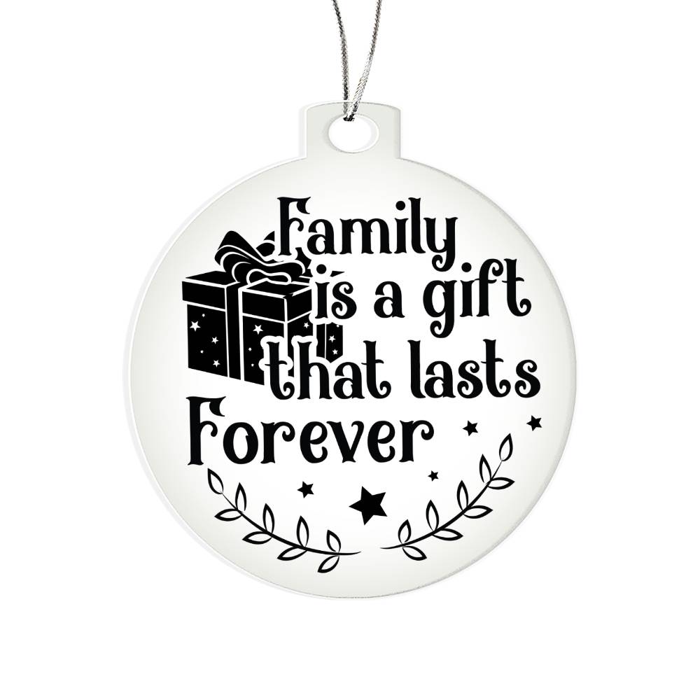 Family Christmas 006 - Acrylic Ornament