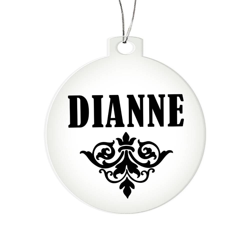 Dianne v01 - Acrylic Ornament