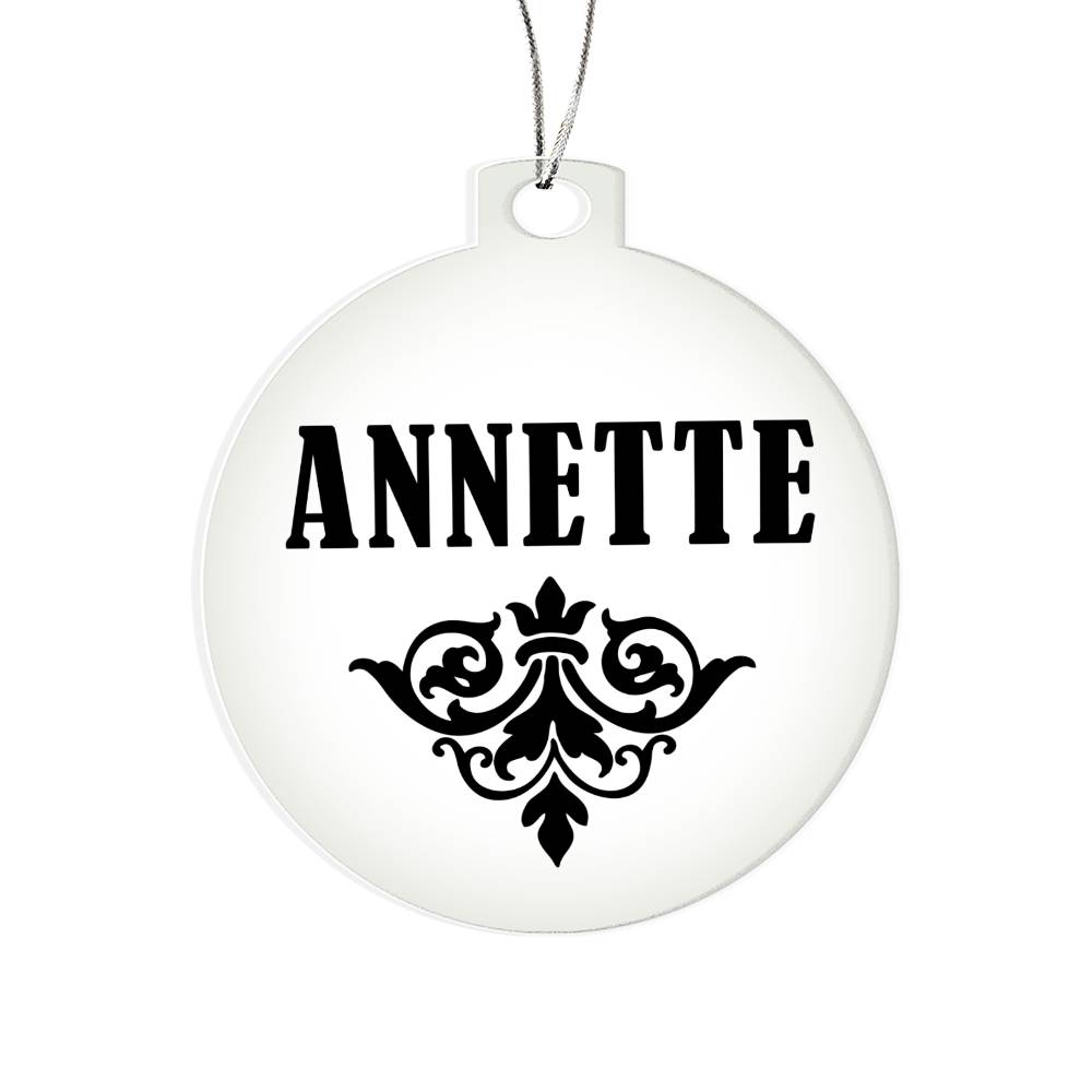 Annette v01 - Acrylic Ornament