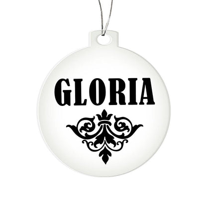 Gloria v01 - Acrylic Ornament