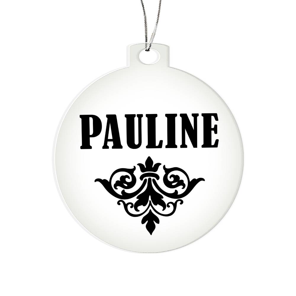 Pauline v01 - Acrylic Ornament