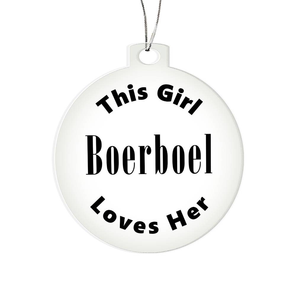 Boerboel - Acrylic Ornament