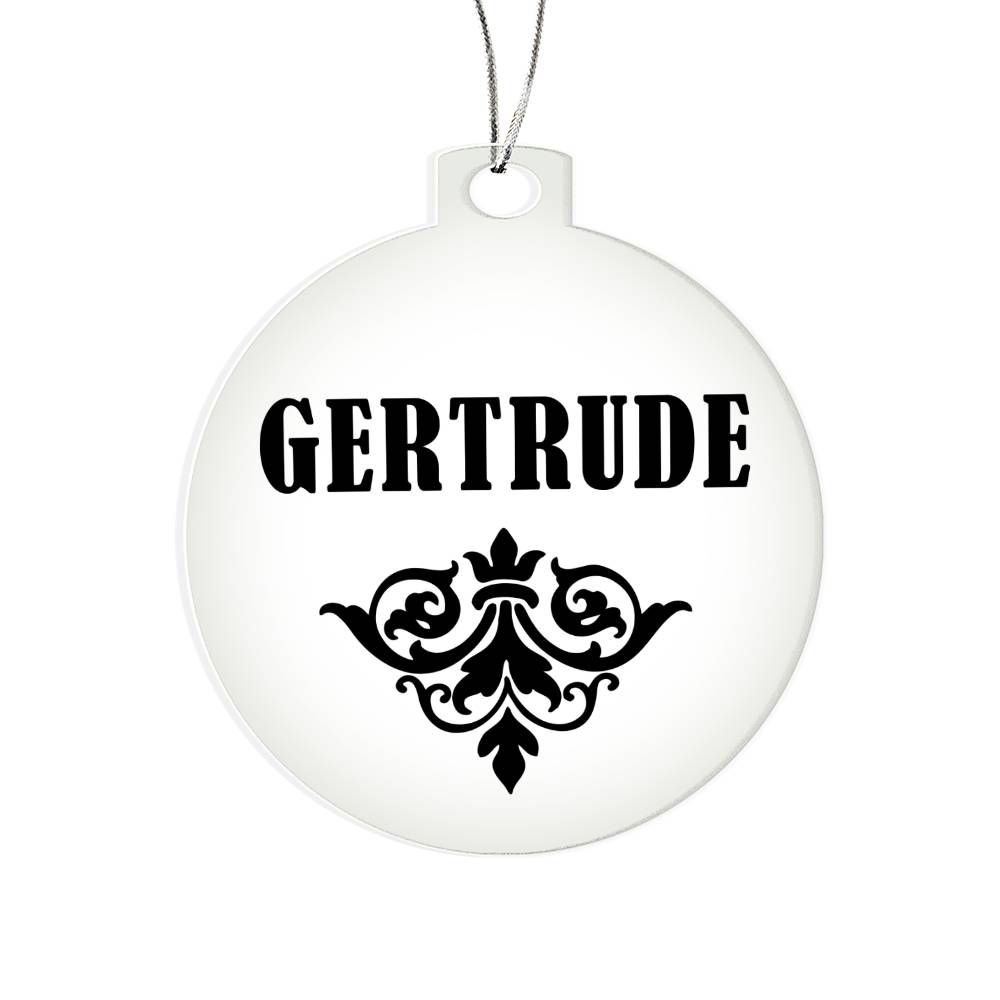 Gertrude v01 - Acrylic Ornament