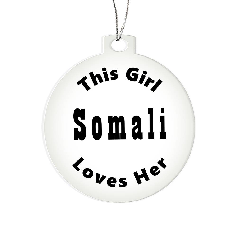 Somali - Acrylic Ornament
