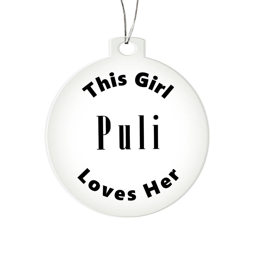 Puli - Acrylic Ornament