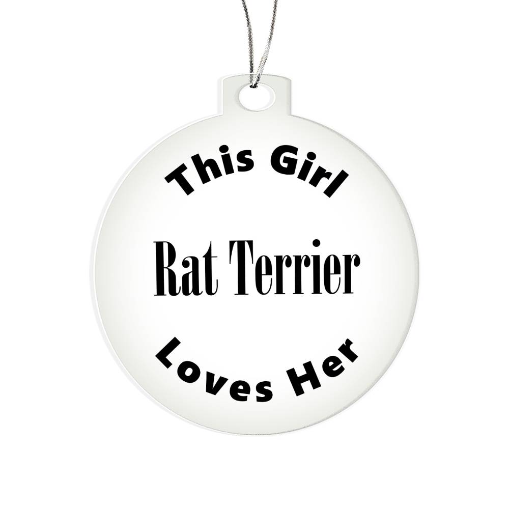 Rat Terrier - Acrylic Ornament