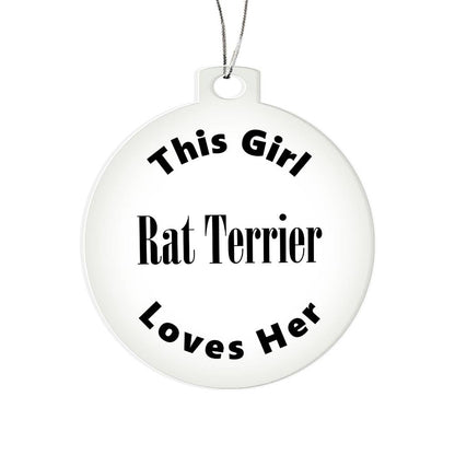 Rat Terrier - Acrylic Ornament