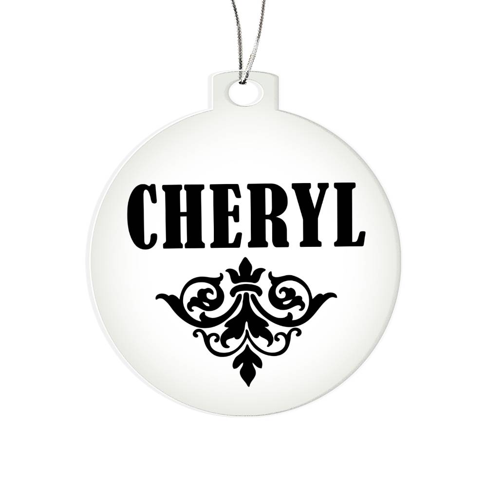 Cheryl v01 - Acrylic Ornament