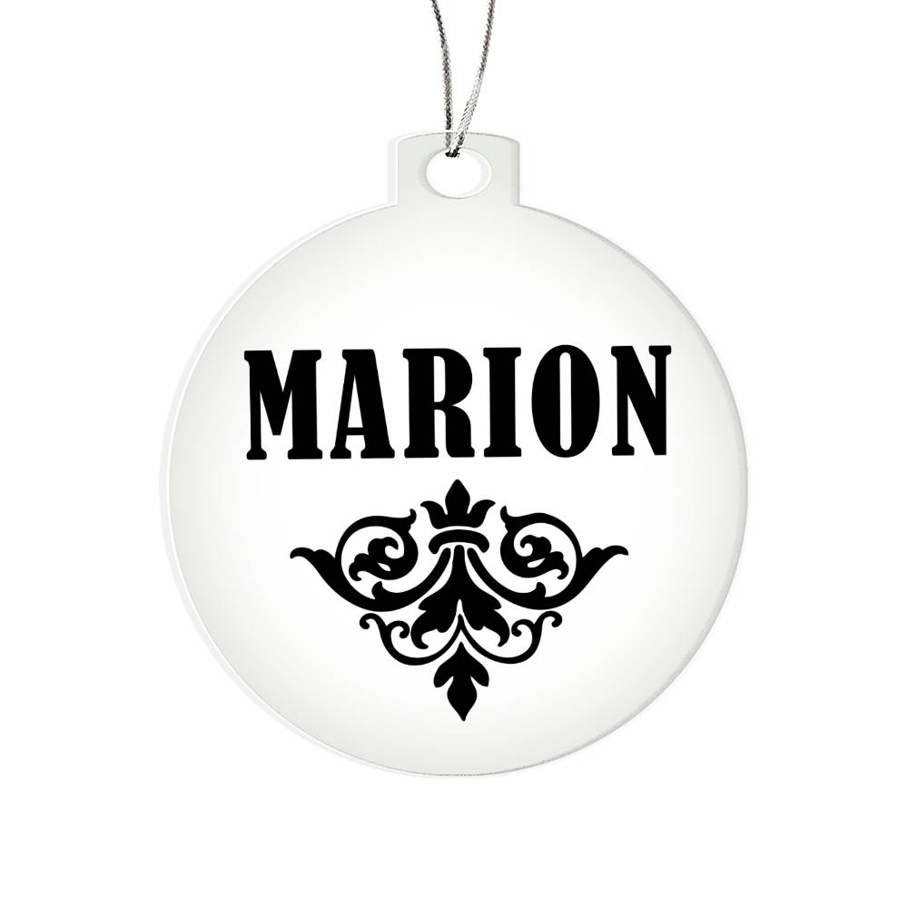 Marion v01 - Acrylic Ornament