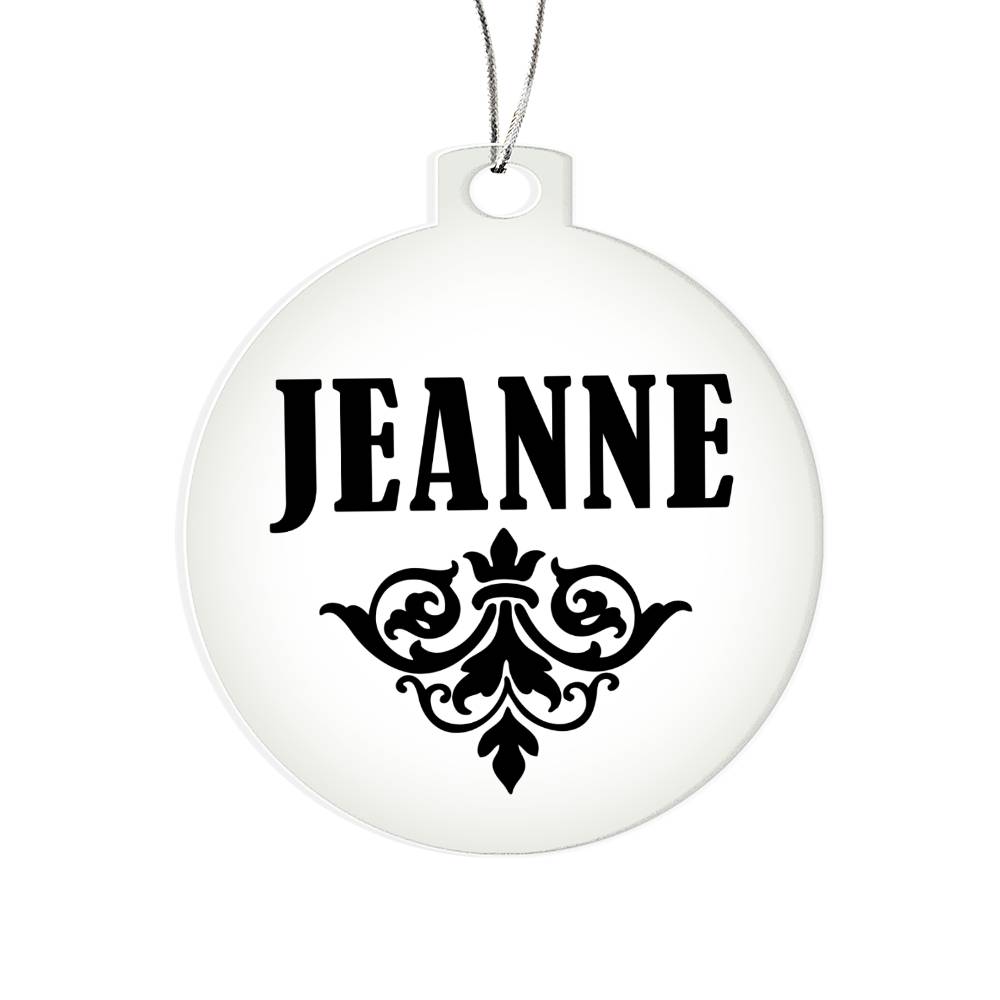 Jeanne v01 - Acrylic Ornament