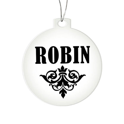 Robin v01 - Acrylic Ornament