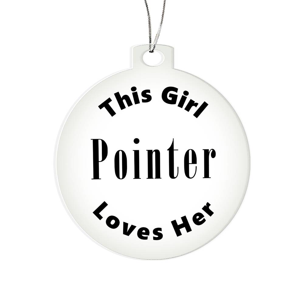 Pointer - Acrylic Ornament